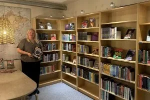 Det nya skolbiblioteket på G-klaven