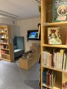 Böcker i skolbiblioteket
